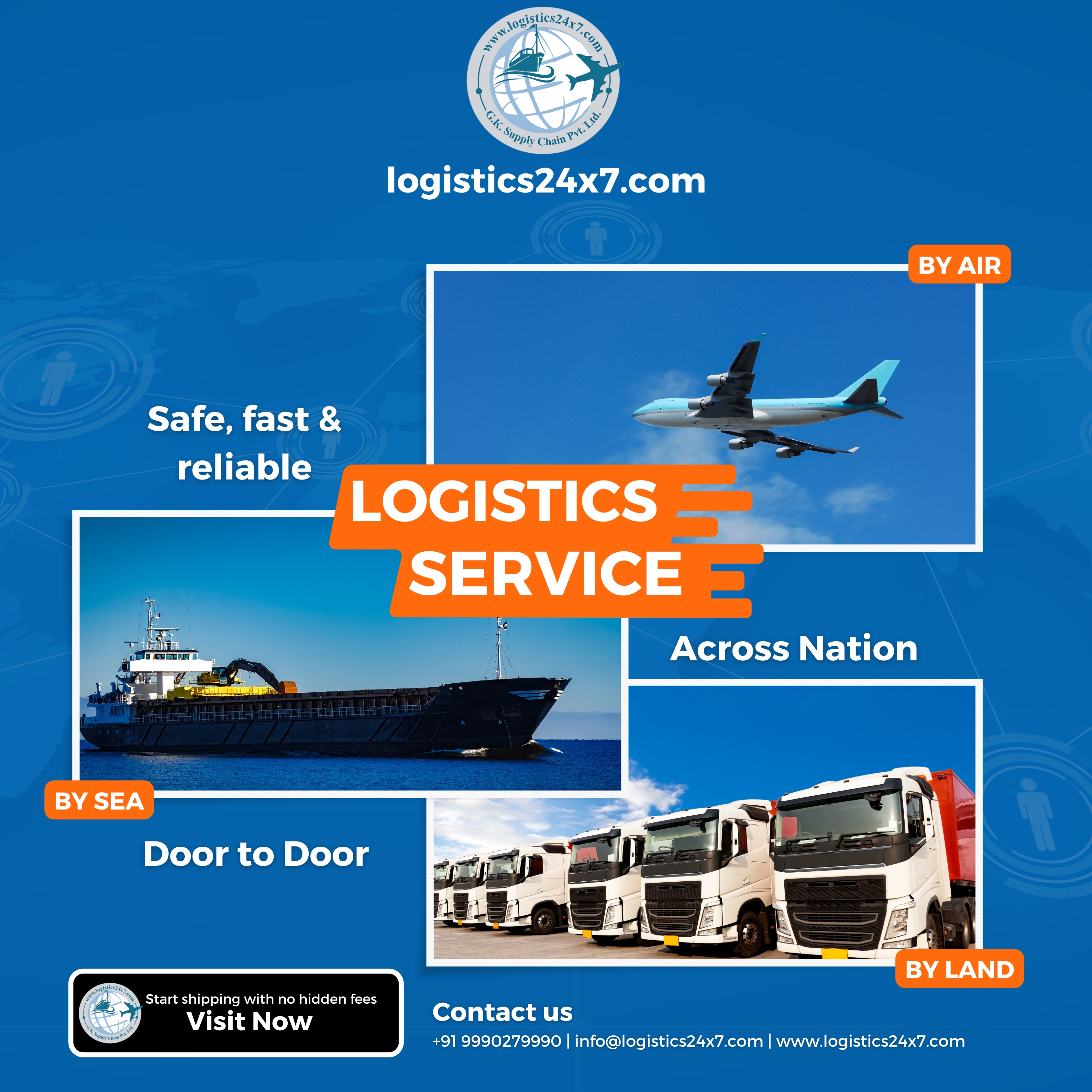 Freight forwarding and logistics services in India by Logistics24x7